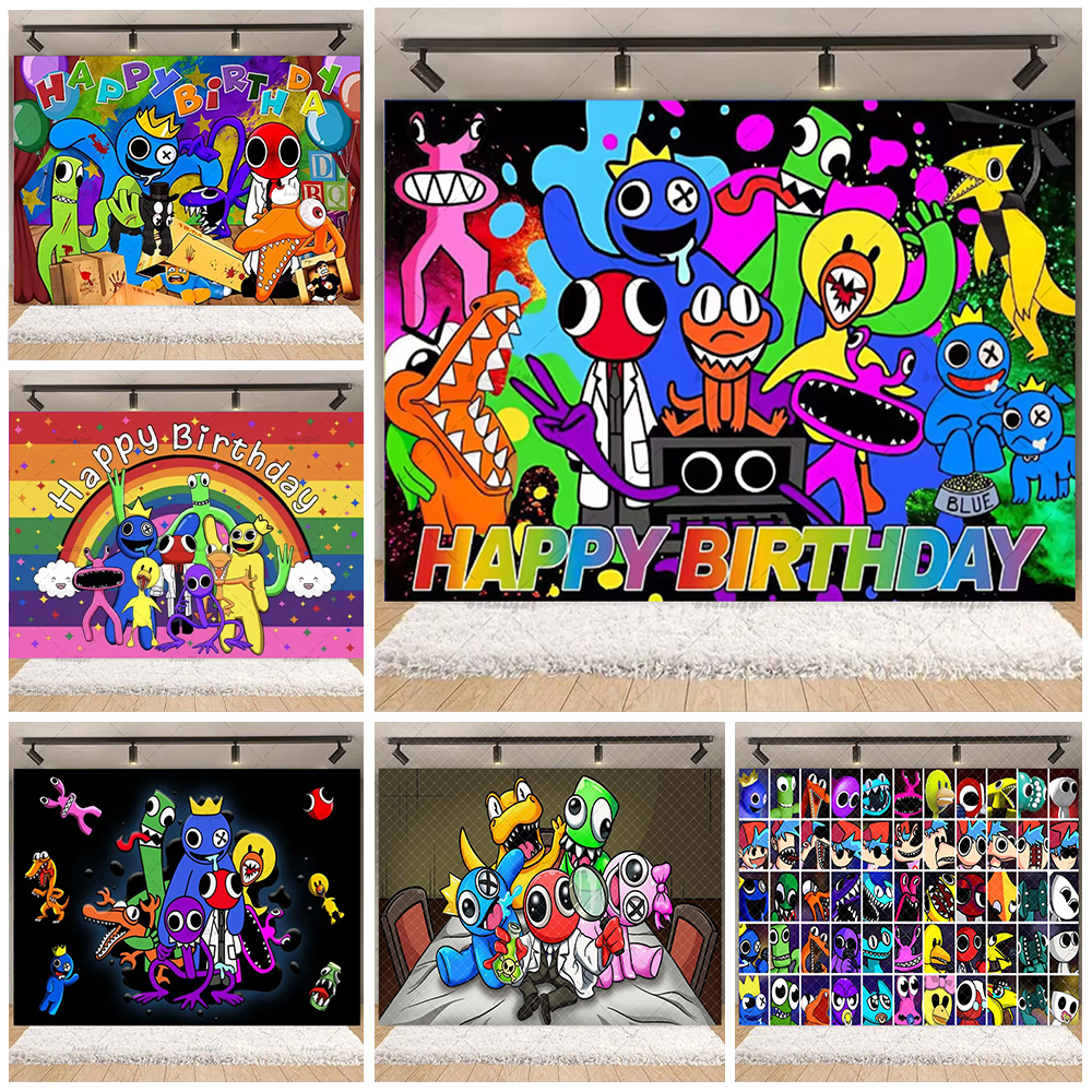 Cartoon Rainbow Theme  Kid Bir - Photography Sport avis et prix