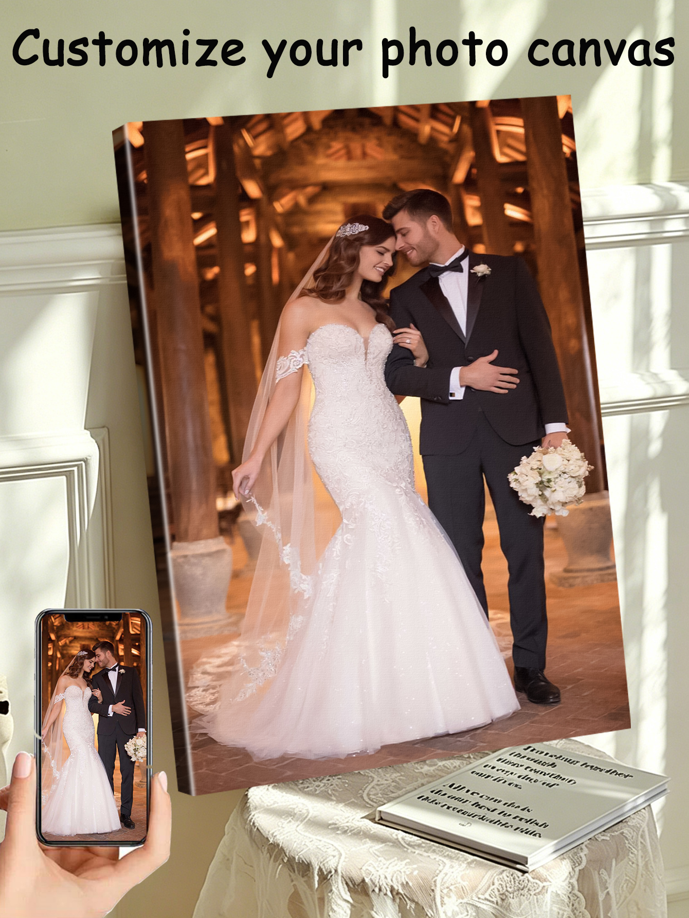 1 customized photo canvas, opt - Photography Definition avis et prix