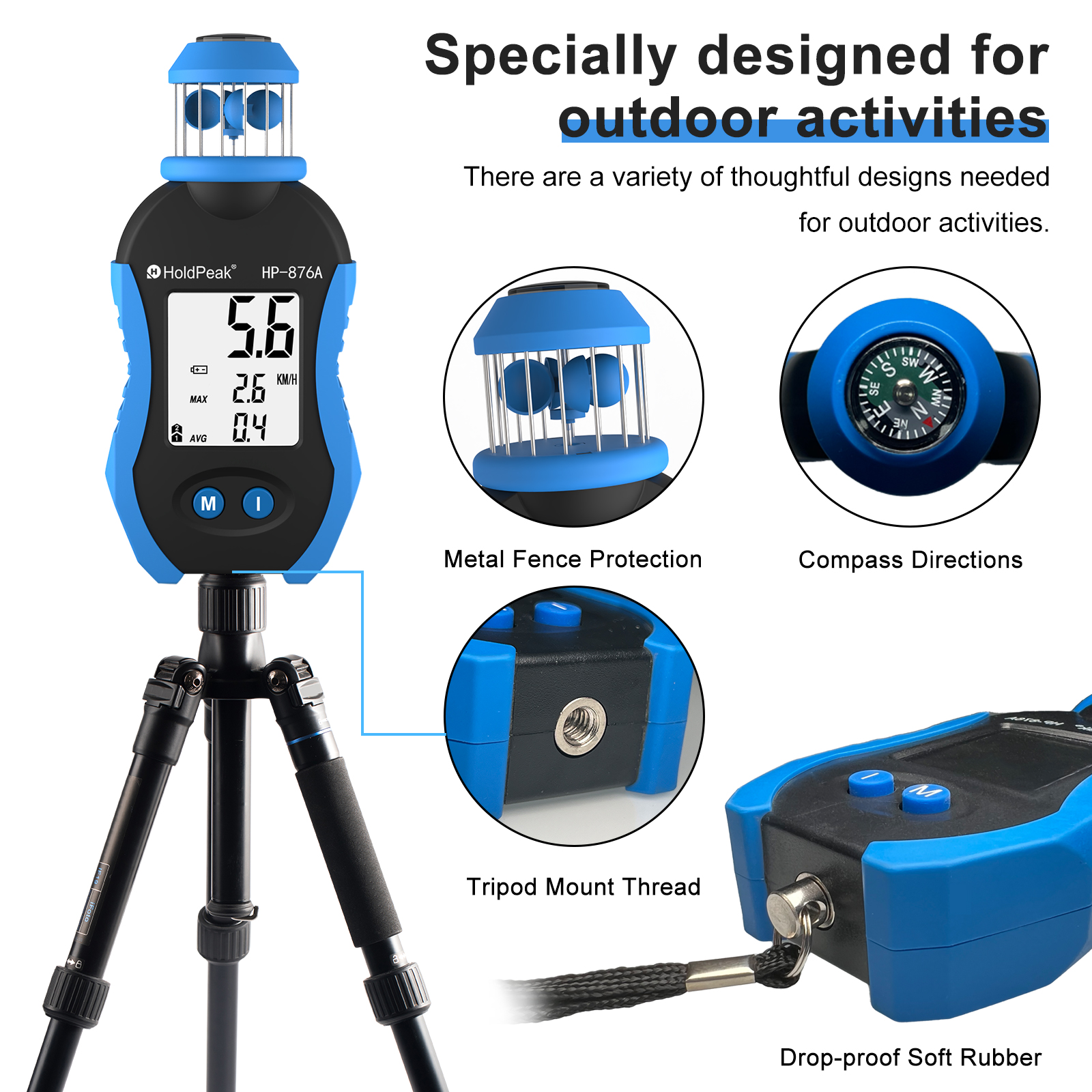 HP-876A Handheld Cup Anemomete - Photography Hp avis et prix